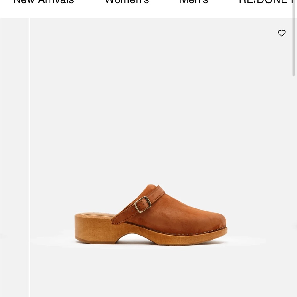 Redone classic 70s clog